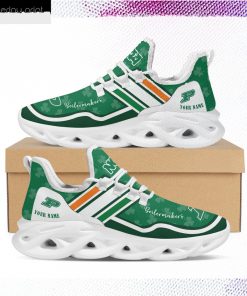 Purdue Boilermakers NCAA Logo St. Patrick's Day Shamrock Custom Name Clunky Max Soul Shoes Sneakers For Mens Womens