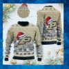 Purdue Boilermakers NCAA Symbol Wearing Santa Claus Hat Cute Pattern Ho Ho Ho Custom Personalized Ugly Christmas Sweater Woo