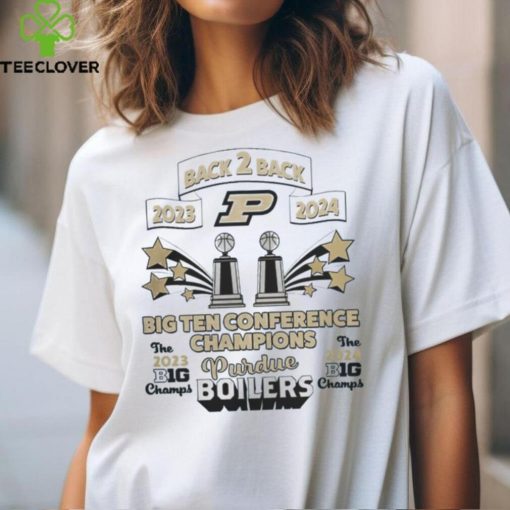 Purdue Boilermakers Natural Angel Big Ten Conference Champs 2024 Shirt