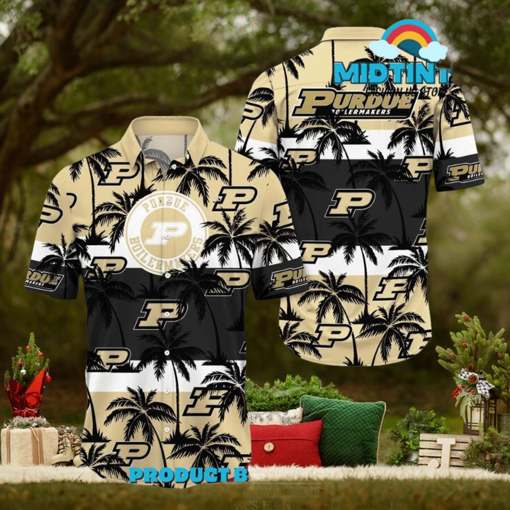 Purdue Boilermakers Trending Summer Hawaiian Shirt Purdue Boilermakers Trending Summer Hawaiian Shirt