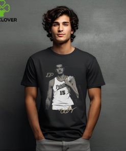 Purdue Boilermakers Zach Edey #15 Signature Potrait shirts