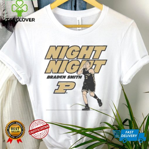 Purdue Braden Smith Night Night Celebration T Shirt