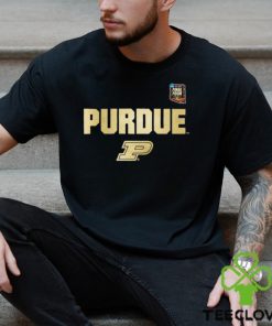 Purdue Mbb 2024 Final Four Golden Print Black T shirt