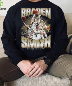 Purdue NCAA Men's Basketball Braden Smith Official 2023 2024 Post Season T Shirt