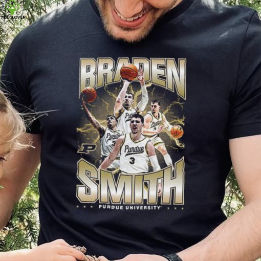 Purdue NCAA Men’s Basketball Braden Smith Official 2023 2024 Post Season T Shirt