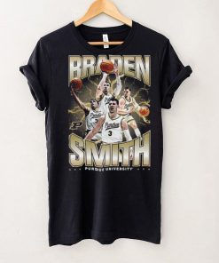 Purdue NCAA Men's Basketball Braden Smith Official 2023 2024 Post Season T Shirt