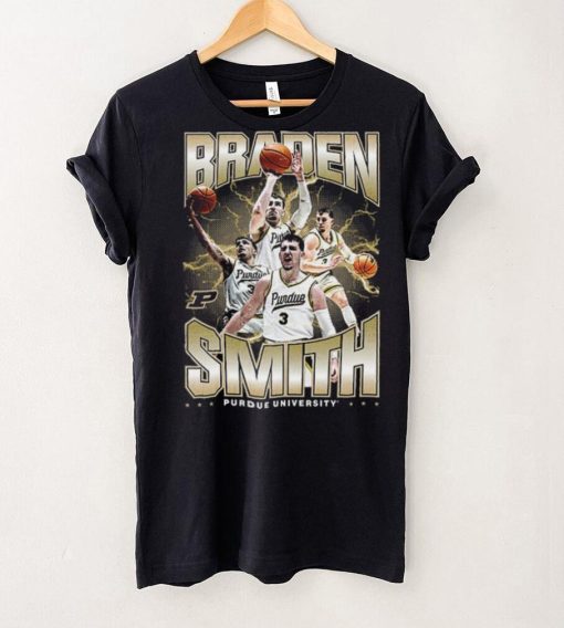 Purdue NCAA Men’s Basketball Braden Smith Official 2023 2024 Post Season T Shirt