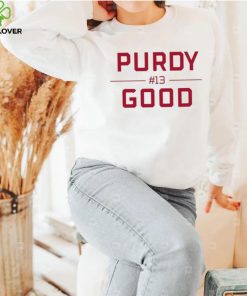 Purdy Good Block Letters Brock Purdy Starting Shirt