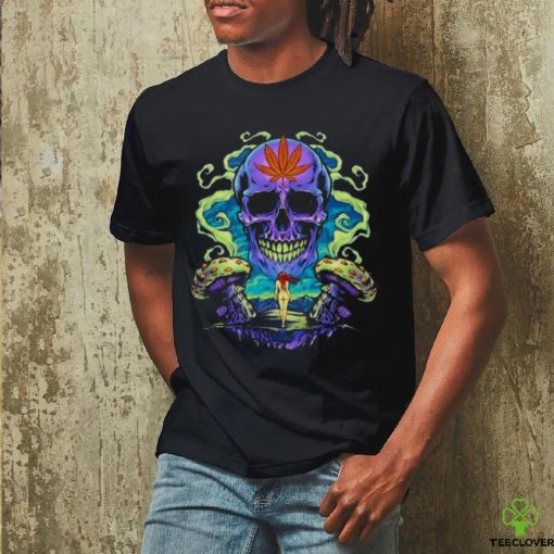 Purple Cannabis Skull T hoodie, sweater, longsleeve, shirt v-neck, t-shirt