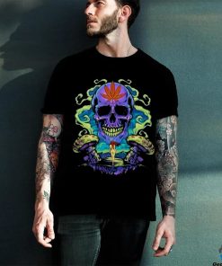 Purple Cannabis Skull T hoodie, sweater, longsleeve, shirt v-neck, t-shirt