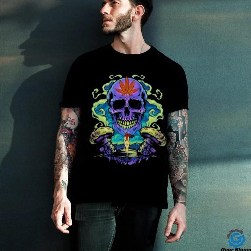 Purple Cannabis Skull T hoodie, sweater, longsleeve, shirt v-neck, t-shirt