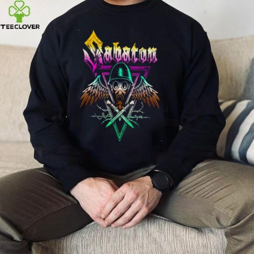 Purple Gradation Uy Tour Trending Sabaton Rock Band shirt