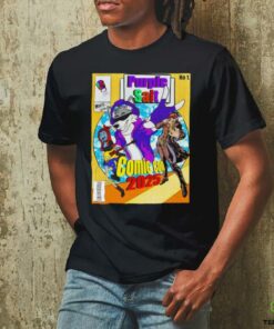 Purple Salt comic con 2025 t shirt black