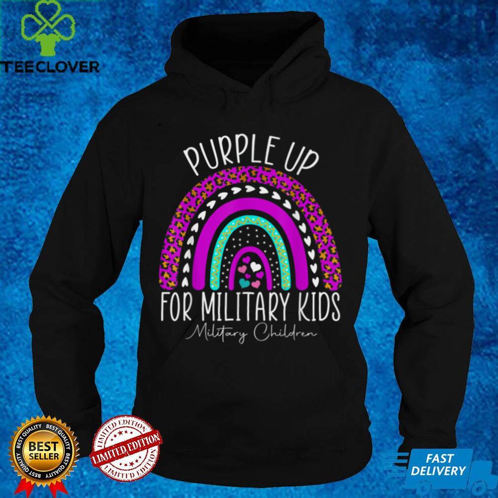 Purple Up For Military Kids Month Of The Military Child T Shirt