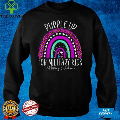 Purple Up For Military Kids Month Of The Military Child T Shirt