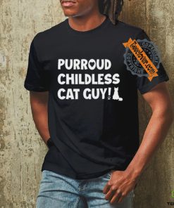 Purroud Childless Cat Guy T Shirt