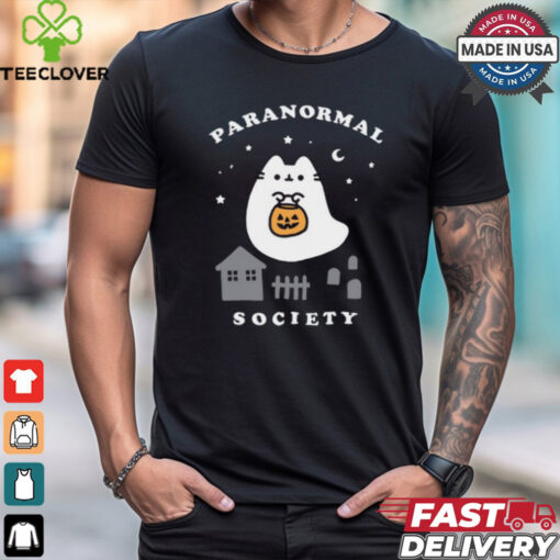 Pusheen Boosheen Paranormal Society Tee shirt