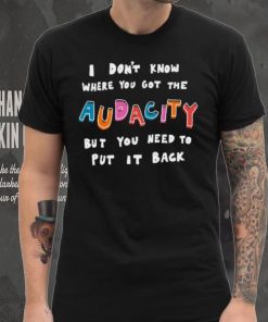 Put It Back Tee Ethically Made T Shirts