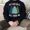 Funny Santa Claus Cow Christmas Tree Lights Xmas Farmer Boys Shirt