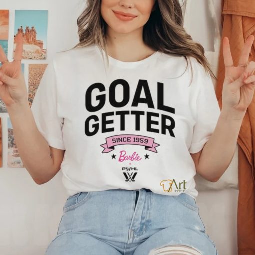 Pwhl X Barbie Youth Goal Getter Tee Shirt