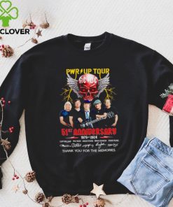 Pwr Up Tour ACDC 51st anniversary 1973 2024 thank you for the memories hoodie, sweater, longsleeve, shirt v-neck, t-shirt