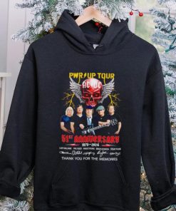 Pwr Up Tour ACDC 51st anniversary 1973 2024 thank you for the memories shirt