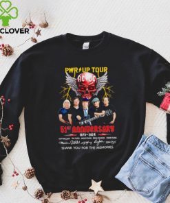Pwr Up Tour ACDC 51st anniversary 1973 2024 thank you for the memories shirt
