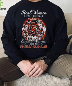 Real women love baseball smart women love the Cincinnati Bengals signatures 2022 shirt