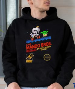 The Mandalorian X Super Mario Bros Super Mando Bros Dintendo game shirt