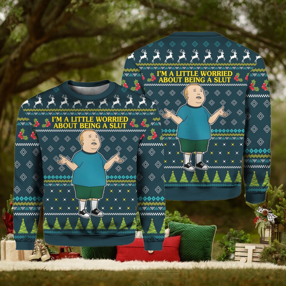 I’m a Little Worried King Of The Hill Ugly Christmas Sweater I’m a Little Worried King Of The Hill Ugly Christmas Sweater