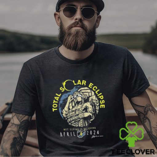 Cleveland Total Solar Eclipse Not Seeing Is Believing 2024 Shirt