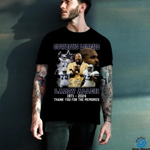 Cowboys Legend Larry Allen 1971 2024 Thank You For The Memories T Shirt