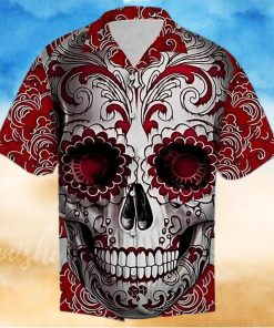 Buy Skull Floral Hawaiian Shirtt