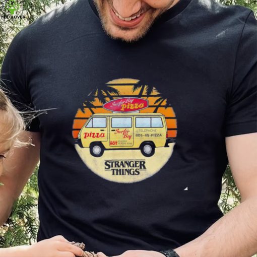 Surfer Boy Pizza Van Stranger Things bus vintage hoodie, sweater, longsleeve, shirt v-neck, t-shirt