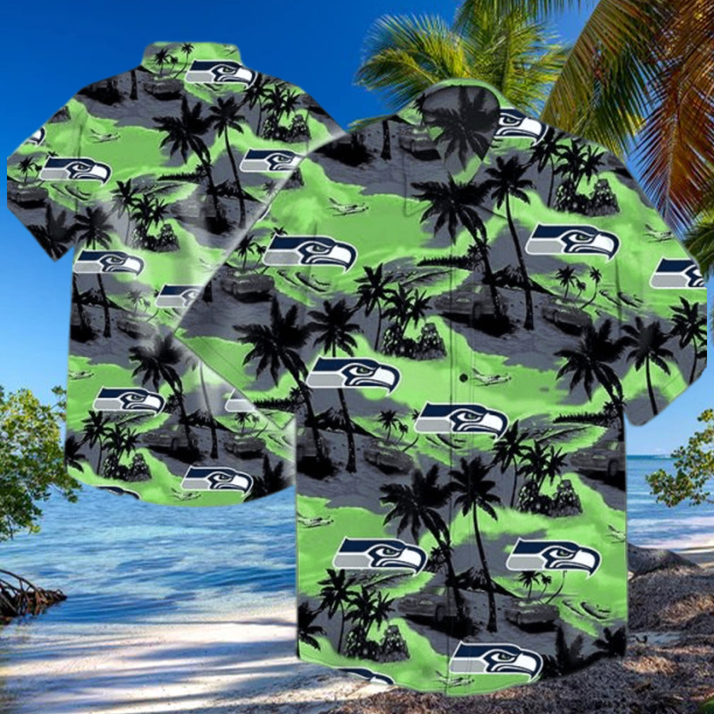 Seattle Seahawks Nfl Hawaiian Shirt Short T Shirt Hawaiian Pattern Print Seattle Seahawks Nfl Hawaiian Shirt Short T Shirt Hawaiian Pattern Print