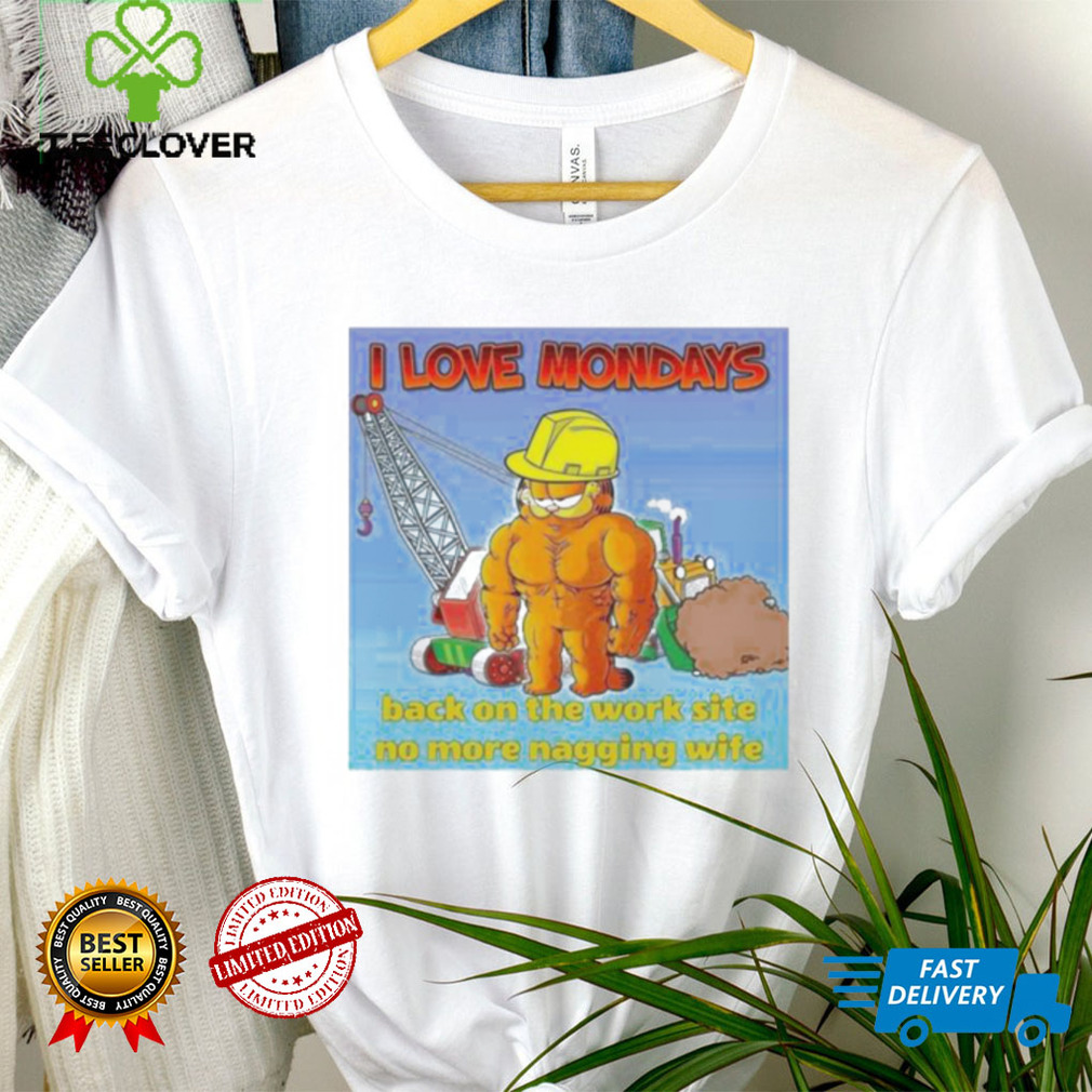 Motivational Garfield I Love Mondays Shirt Motivational Garfield I Love Mondays Shirt