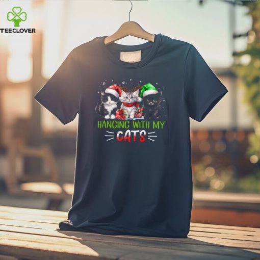 Hanging With My Cats   Cute Christmas Cat Classic T Shirt