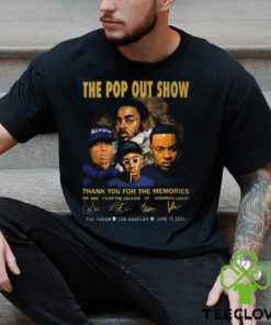 The Pop Out Show Thank You For The Memories Dr. Dre, Tyler The Creator, YG, Kendrick Lamar T Shirt 1 The Pop Out Show Thank You For The Memories Dr. Dre, Tyler The Creator, YG, Kendrick Lamar T Shirt