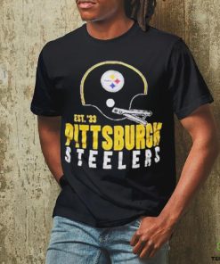 Qb Coach Mike Sullivan Wearing Est 33 Pittsburgh Steelers T shirt