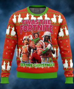 Fortnite Twas Night Ugly Christmas Sweater