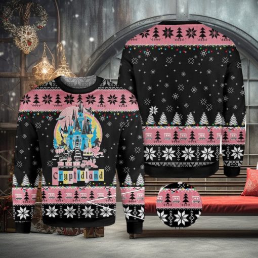 Cryptidland ChristmasTrending Knitted Christmas 3D Sweater For Fans