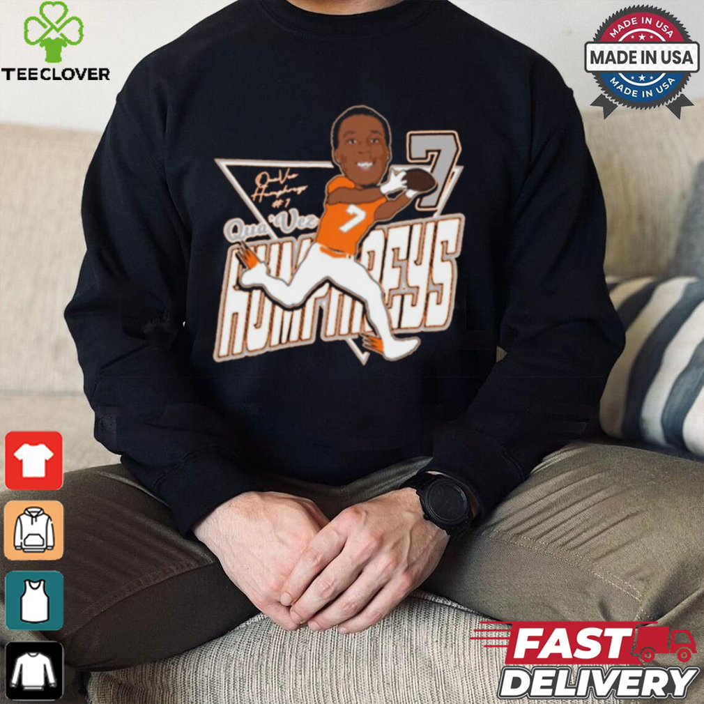 Qua’Vez Humphreys 7 NCAA Sam Houston Bearkats football Caricature Signature t shirt Qua’Vez Humphreys 7 NCAA Sam Houston Bearkats football Caricature Signature t shirt