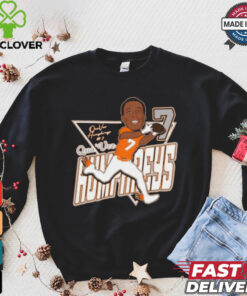 Qua’Vez Humphreys 7 NCAA Sam Houston Bearkats football Caricature Signature t shirt