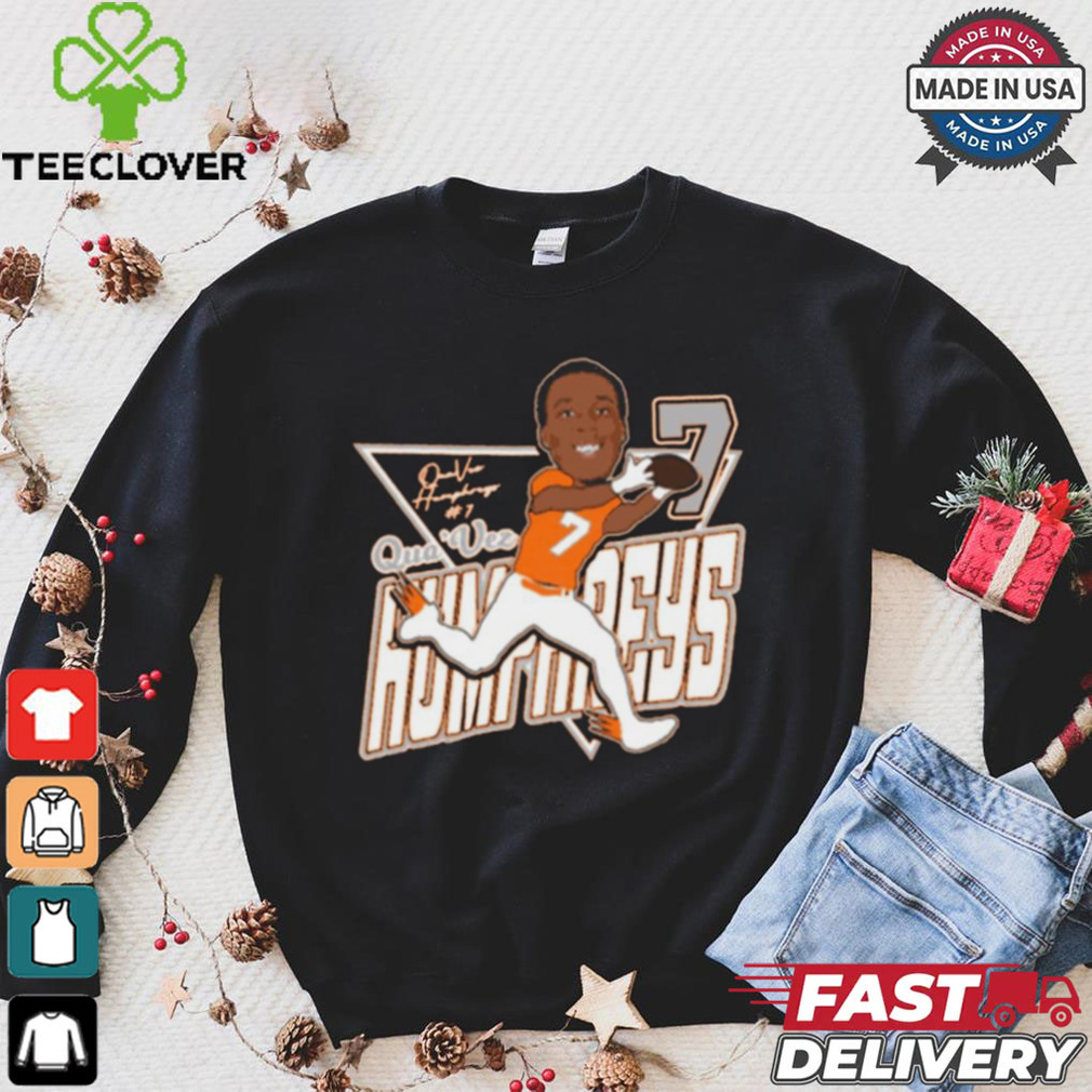 Qua’Vez Humphreys 7 NCAA Sam Houston Bearkats football Caricature Signature t shirt Qua’Vez Humphreys 7 NCAA Sam Houston Bearkats football Caricature Signature t shirt