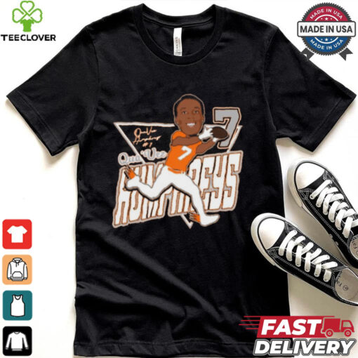 Qua’Vez Humphreys 7 NCAA Sam Houston Bearkats football Caricature Signature t shirt