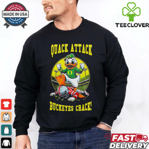 Quack attack Buckeyes crack Oregon Ducks mascot shirt