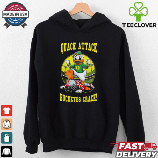 Quack attack Buckeyes crack Oregon Ducks mascot shirt
