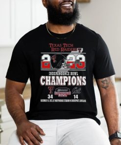 Quality 2023 Independence Bowl Champions Red Raiders 34 14 Cal Shirt