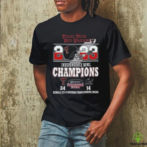 Quality 2023 Independence Bowl Champions Red Raiders 34 14 Cal Shirt