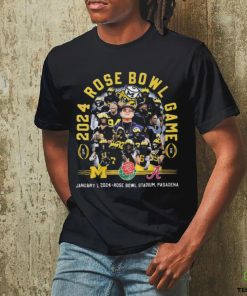 Quality 2024 Rose Bowl Game Michigan Wolverines T Shirt 3 Quality 2024 Rose Bowl Game Michigan Wolverines T Shirt